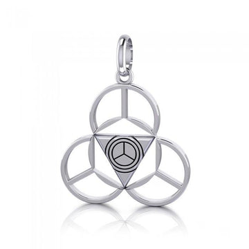 Be Your Own Captain Silver Pendant by Sibylle Grummes Unruh TPD3981 - Jewelry